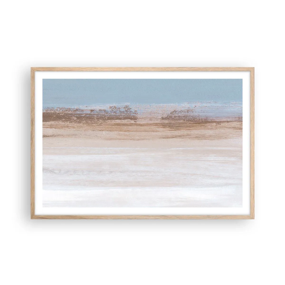 Poster în ramă de stejar deschis - Un peisaj ambiguu - 91x61 cm