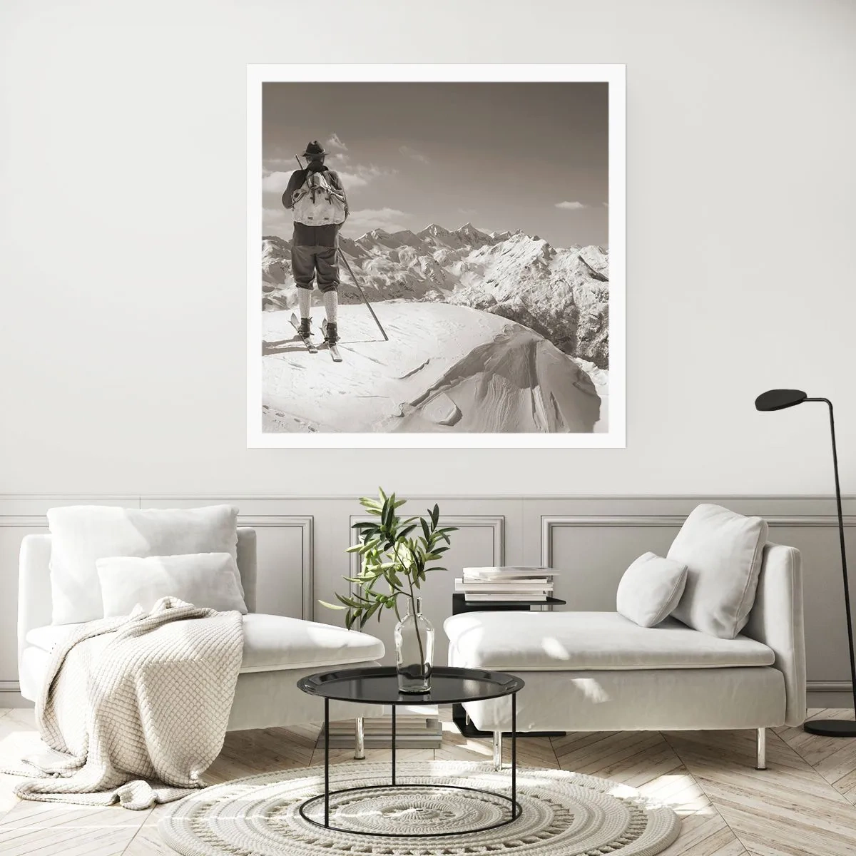 Poster - Și munții sunt la fel - 40x40 cm