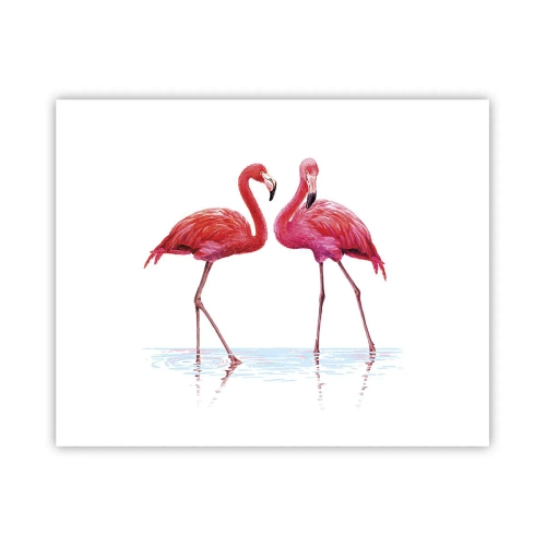 Poster - Pink randez-vous - 50x40 cm