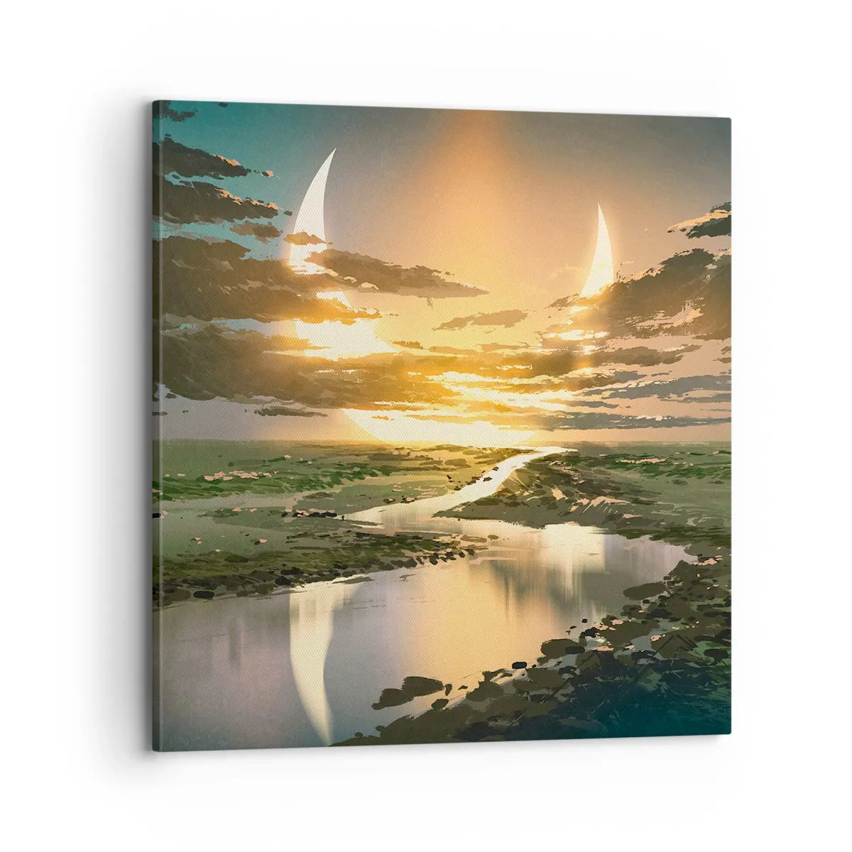 Tablou pe pânză - Undeva într-o galaxie foarte, foarte îndepărtată - 70x70 cm