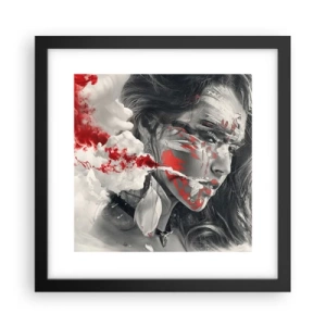 Poster în ramă neagră - În aburul absurdului - 30x30 cm