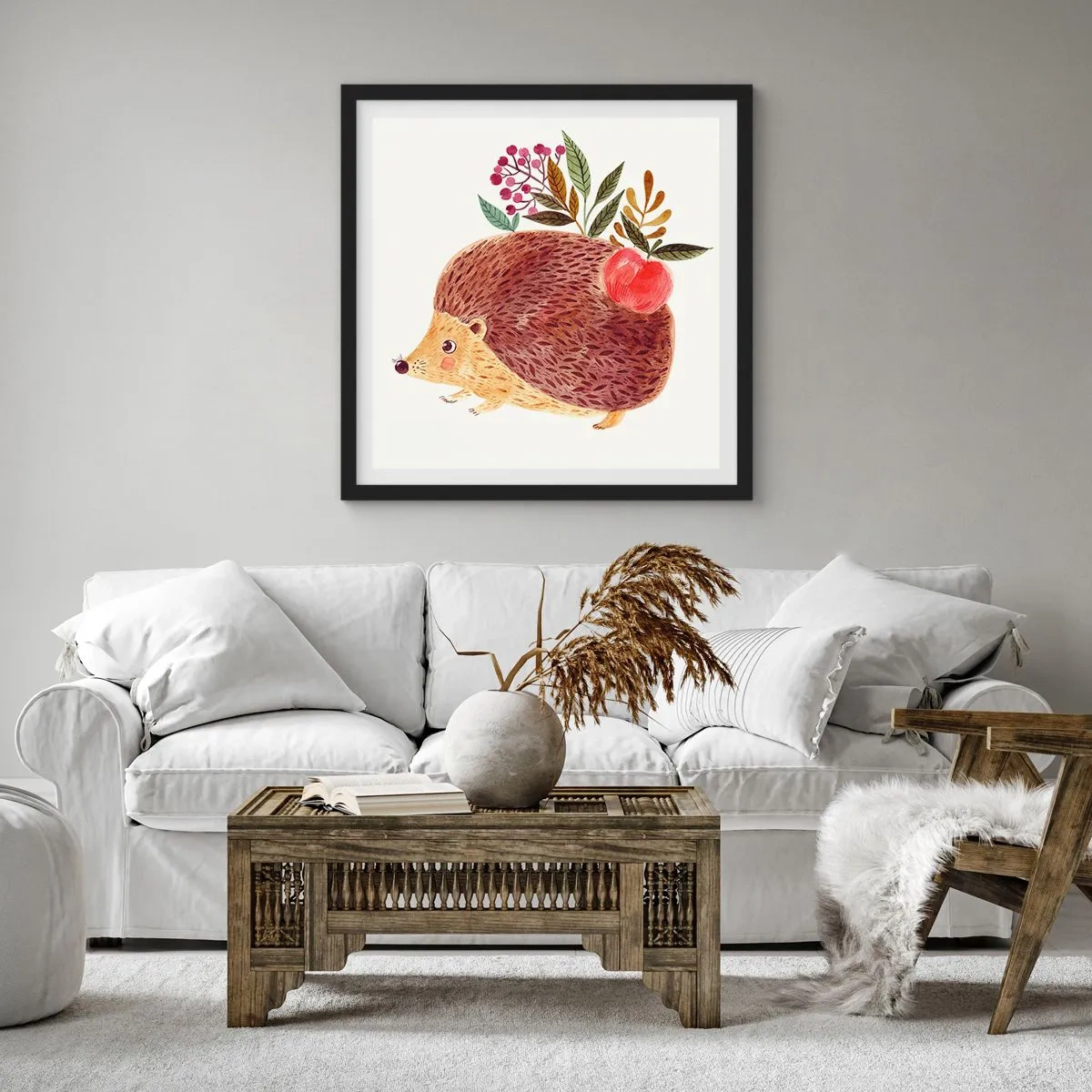 Poster în ramă neagră - Și tu deja mă placi - 50x50 cm