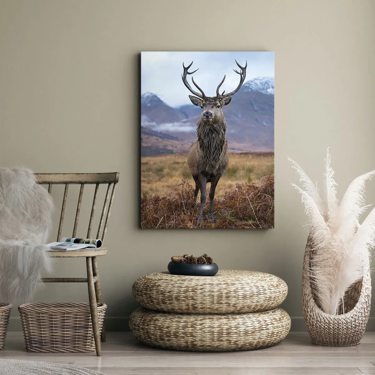 Tablou pe pânză Canvas - Pe propriul lui teritoriu - 80x120 cm