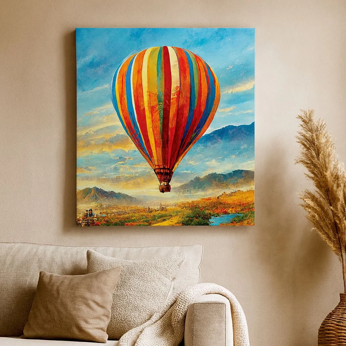 Tablou pe pânză - În liniște puteți vedea mai multe - 30x30 cm