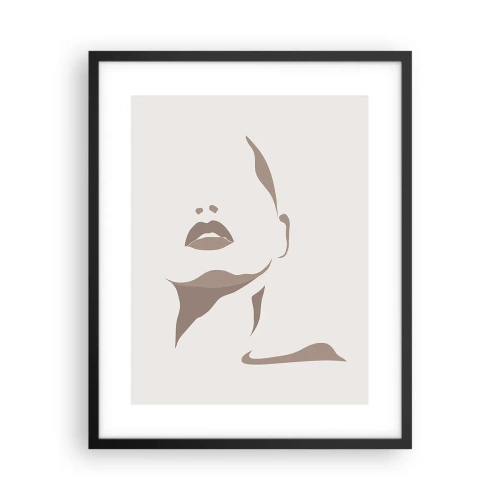 Poster în ramă neagră - Creată din lumină și umbră - 40x50 cm