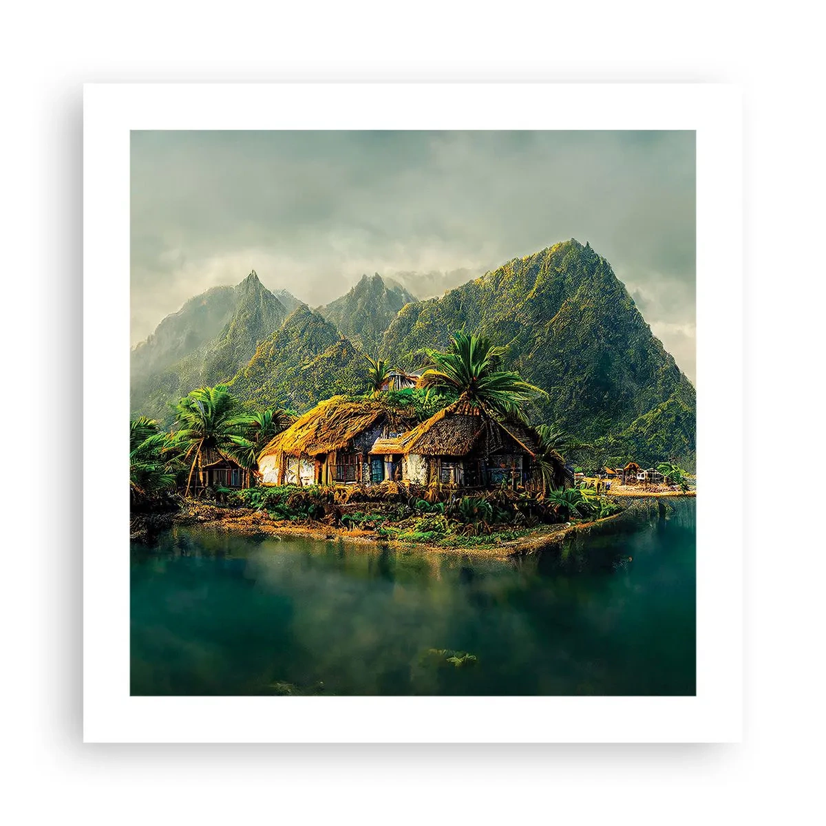Poster - Paradisul tropical - 50x50 cm