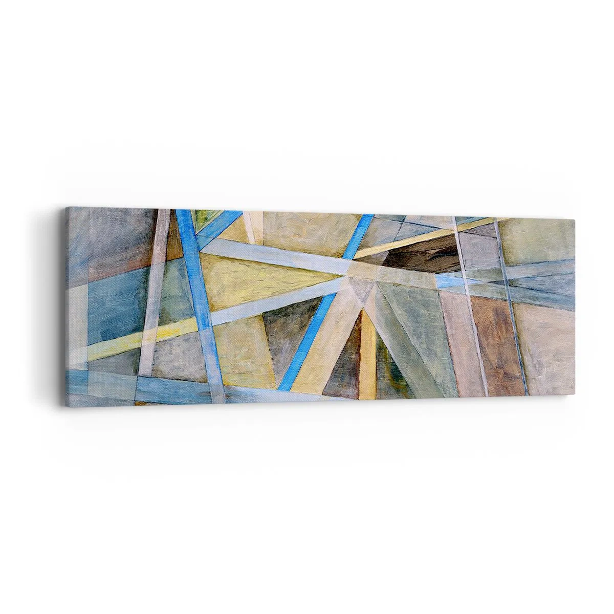 Tablou pe pânză - Drept sau de-a curmezișul? - 90x30 cm