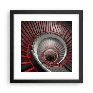 Poster în ramă neagră - Jocuri arhitecturale - 30x30 cm