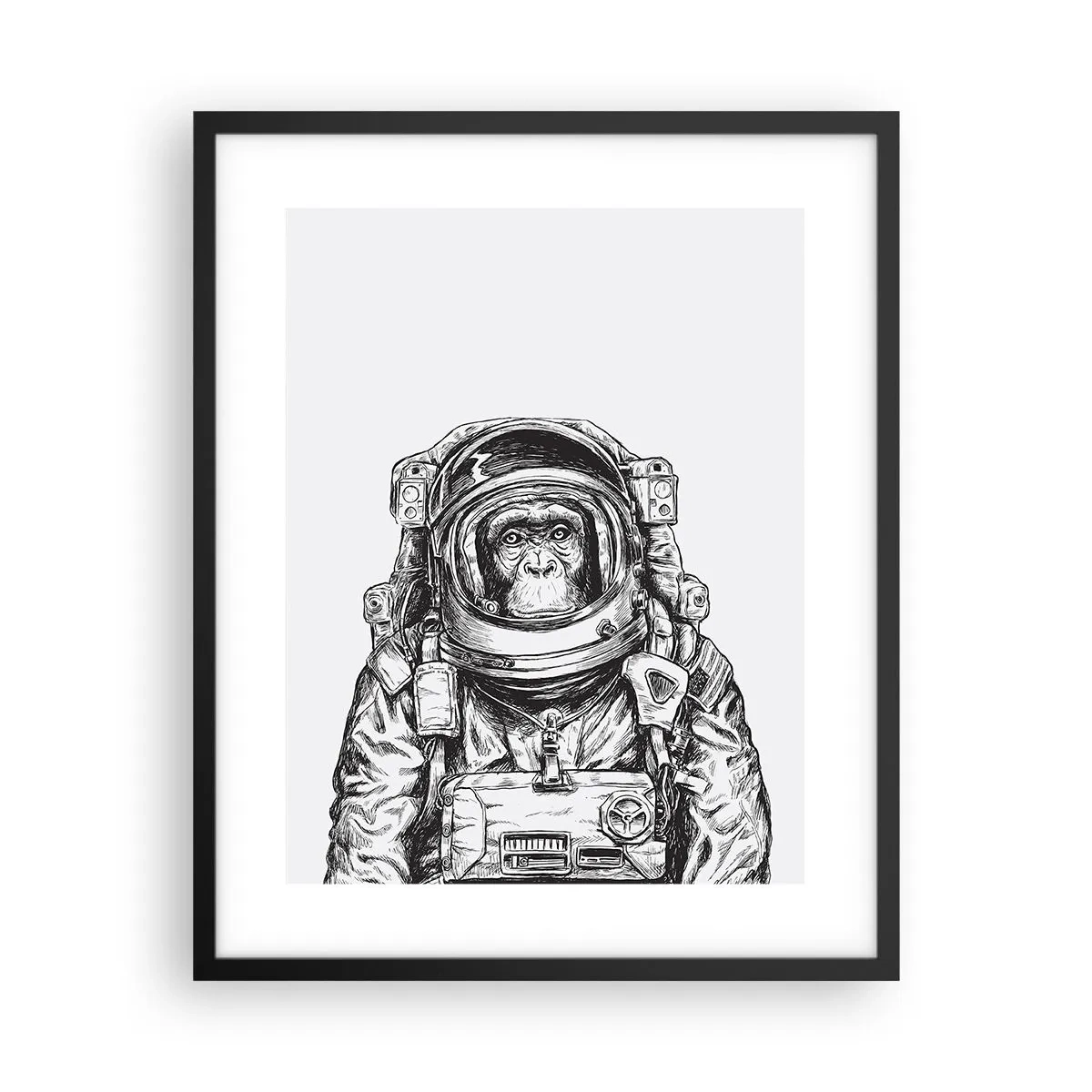 Poster în ramă neagră - Evoluție alternativă - 40x50 cm
