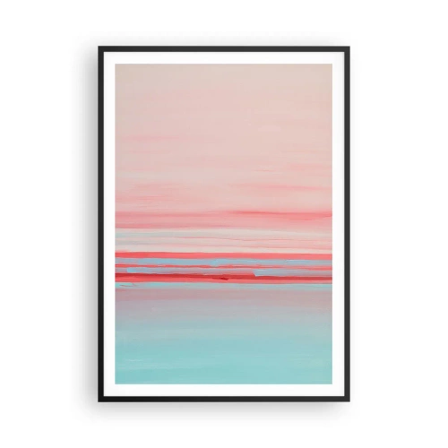 Poster în ramă neagră - Abstracție în zori - 70x100 cm