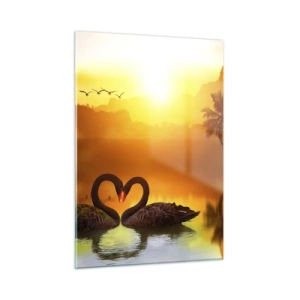 Tablou pe sticlă - Fiecare cu pereche - 50x70 cm