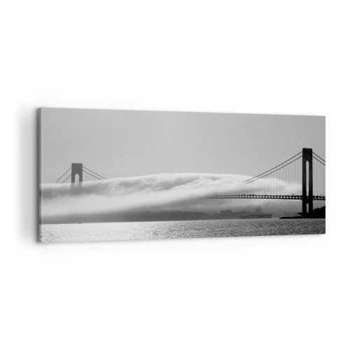 Tablou pe pânză - Să trecem prin Golden Gate - 100x40 cm