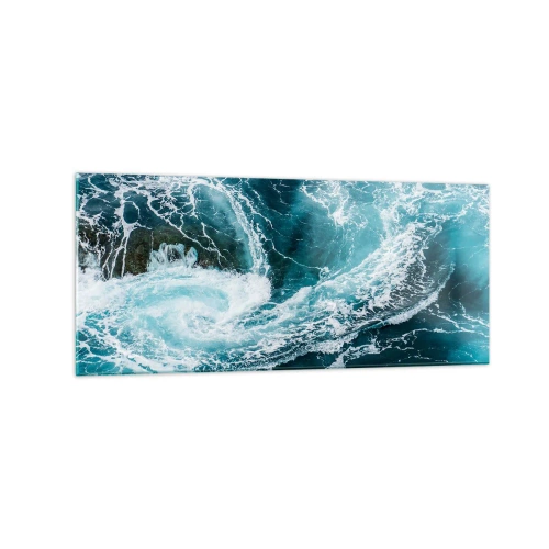 Tablou pe sticlă - Poarta spre interiorul Pământului - 120x50 cm