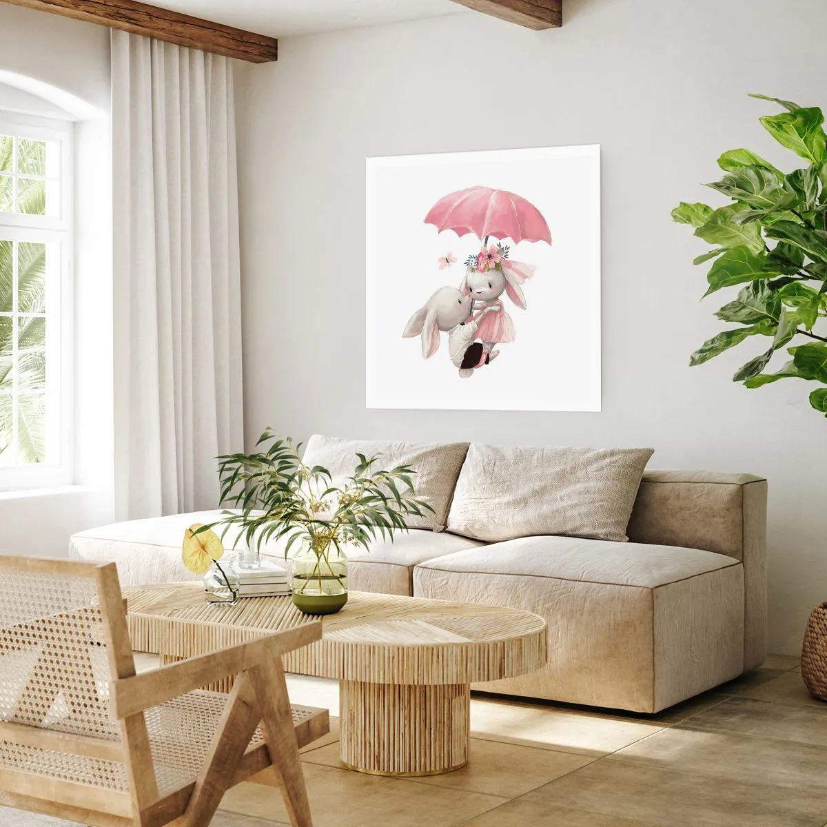 Poster - Pur și simplu dragoste - 40x40 cm