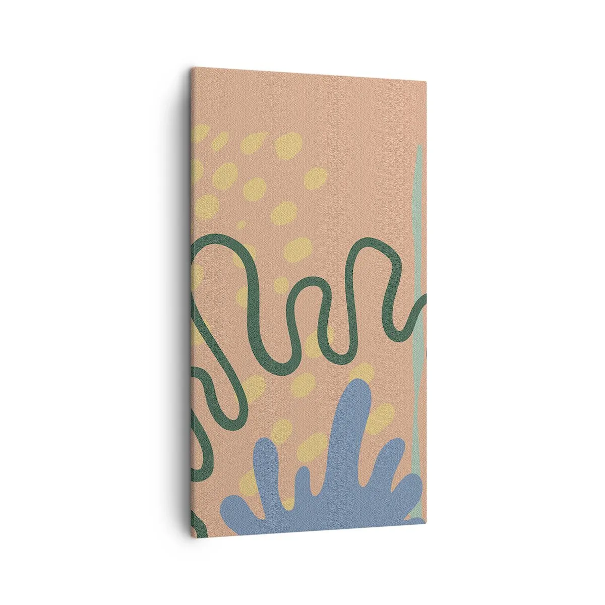 Tablou pe pânză - Abstracție: diversitatea naturii - 45x80 cm