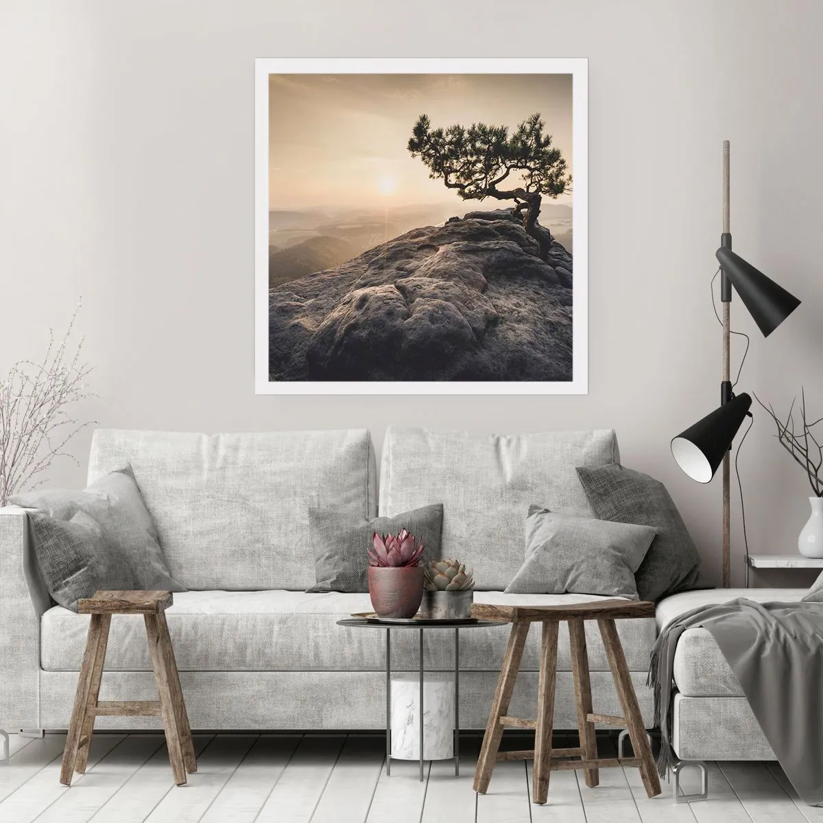 Poster - Viața învinge întotdeauna - 50x50 cm