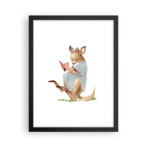 Poster în ramă neagră - Citește-mi, mamă - 30x40 cm