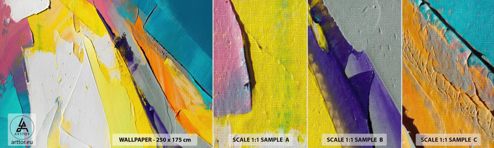 Mostră tapet Premium Canvas - Anatomia luminii - Abstracția, Bucată, 3D - 100x30 cm