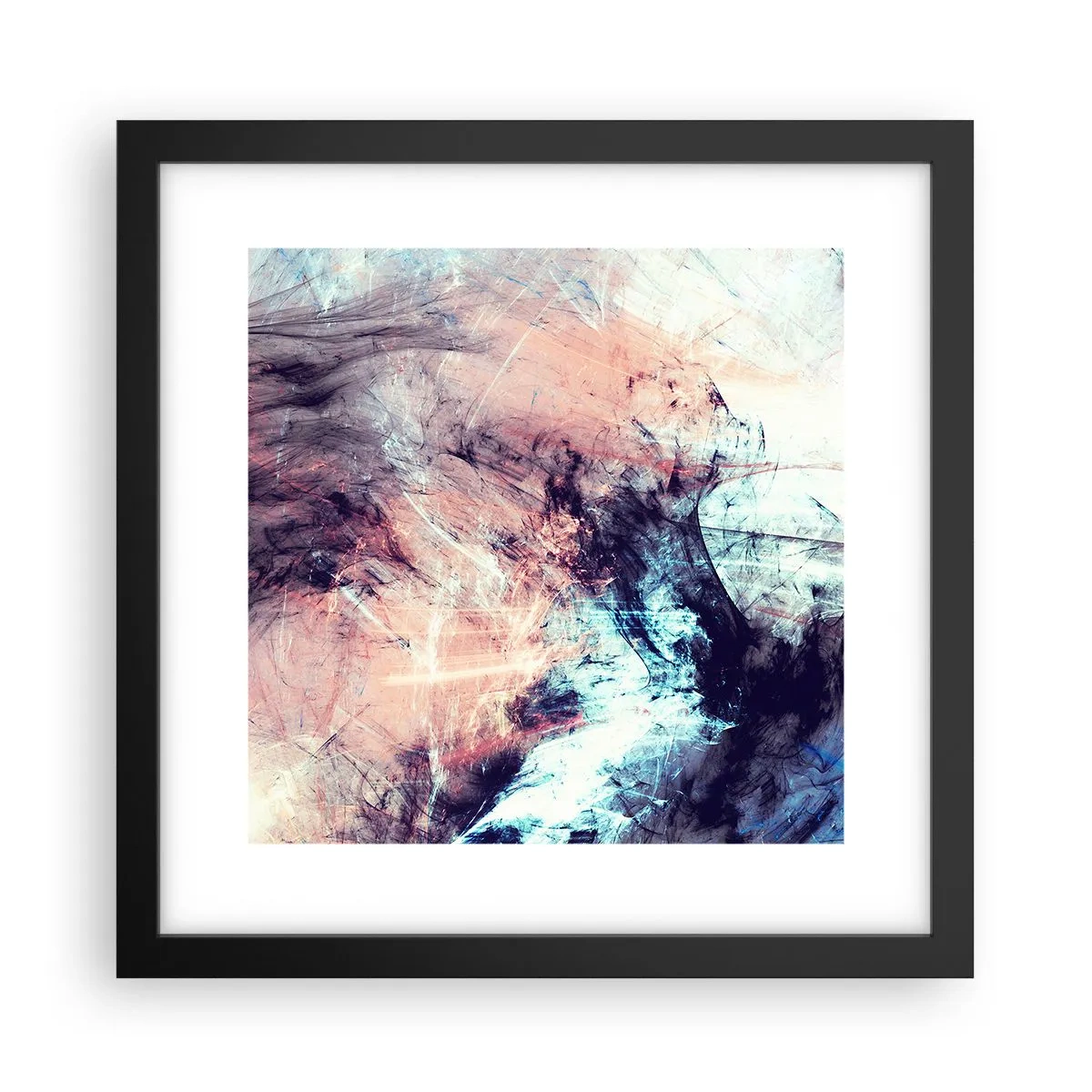 Poster în ramă neagră - Simte vântul - 30x30 cm
