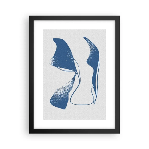 Poster în ramă neagră - Abstracție înaripată - 30x40 cm