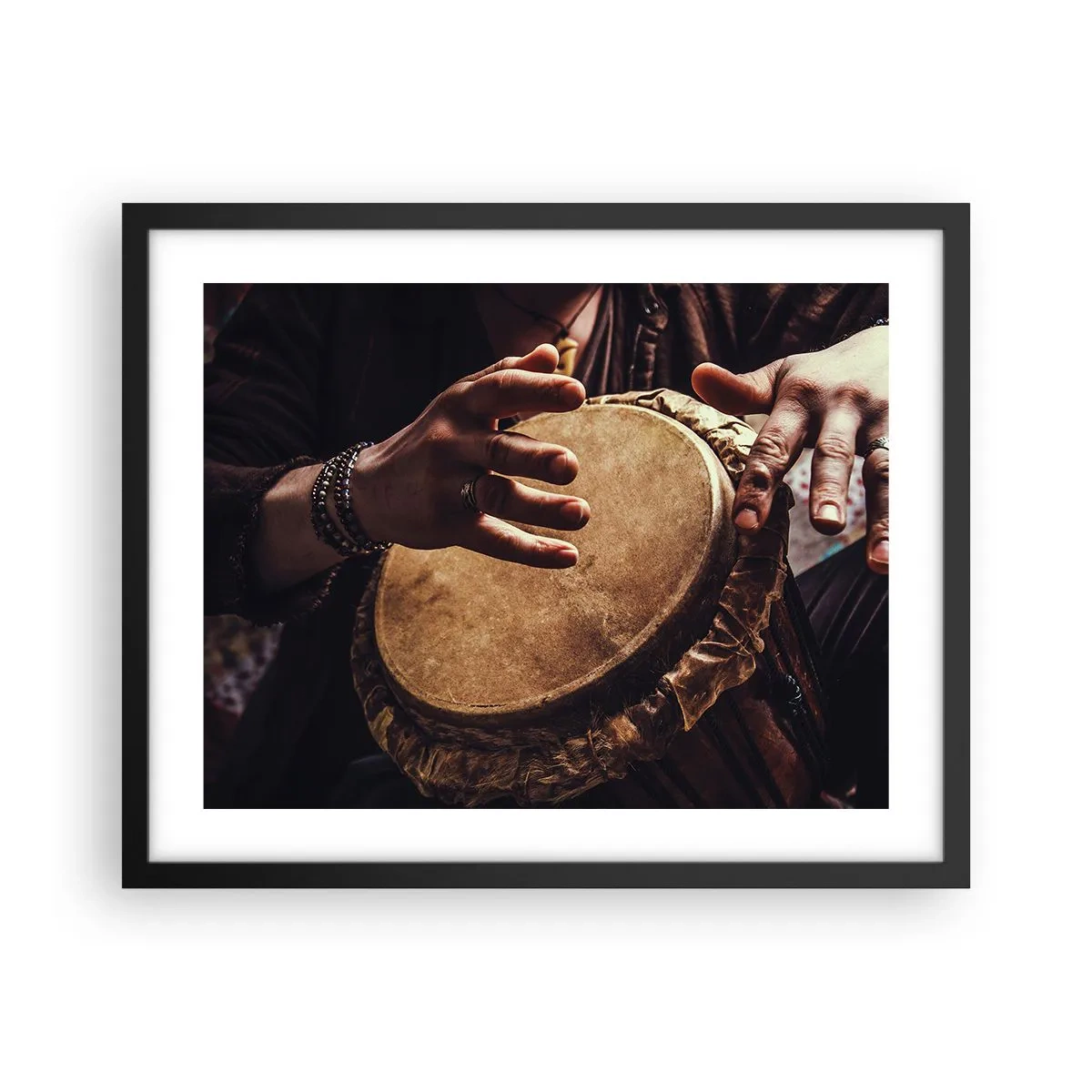 Poster în ramă neagră - În ritmul inimii - 50x40 cm