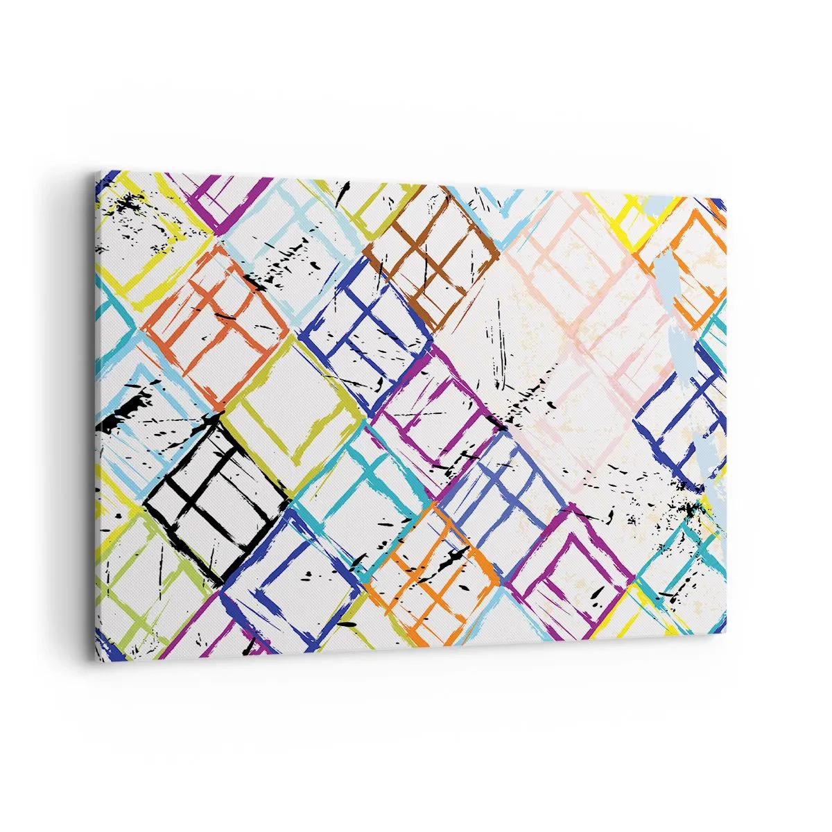 Tablou pe pânză - Ferestre și ferestruici - 100x70 cm