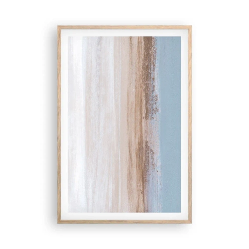 Poster în ramă de stejar deschis - Un peisaj ambiguu - 61x91 cm