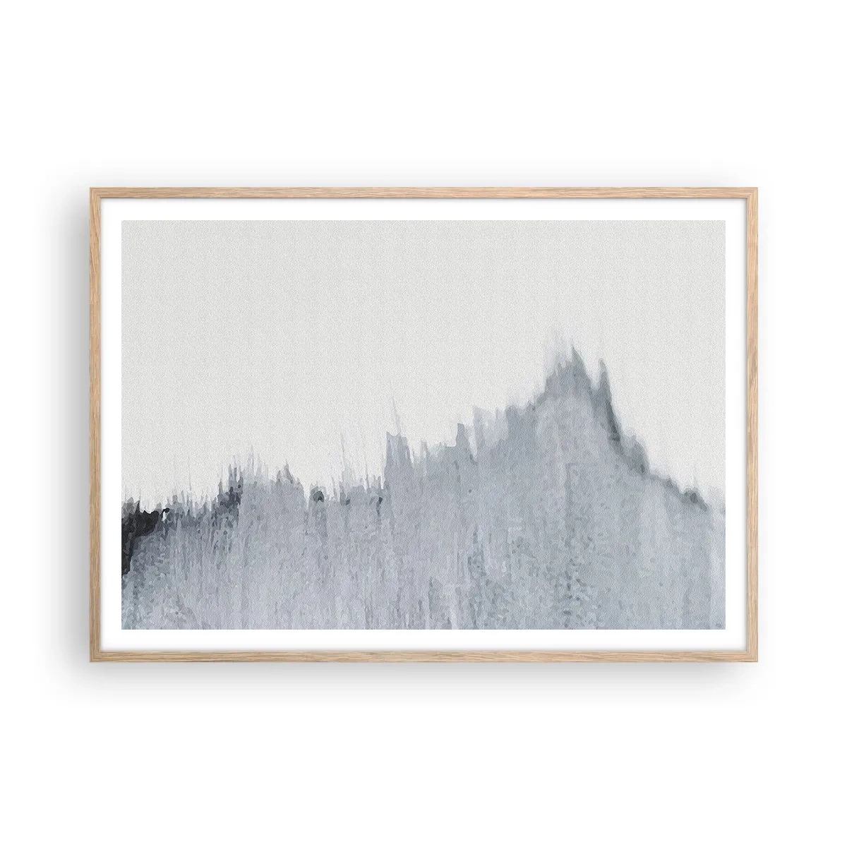 Poster în ramă de stejar deschis - Înregistrare secretă - 100x70 cm