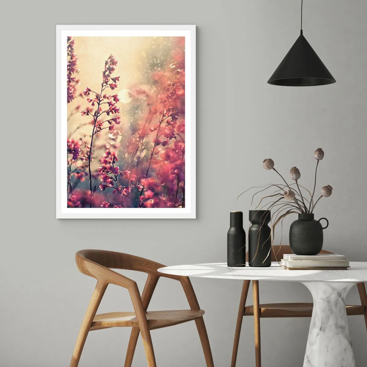 Poster în ramă albă - Grădina secretă - 70x100 cm