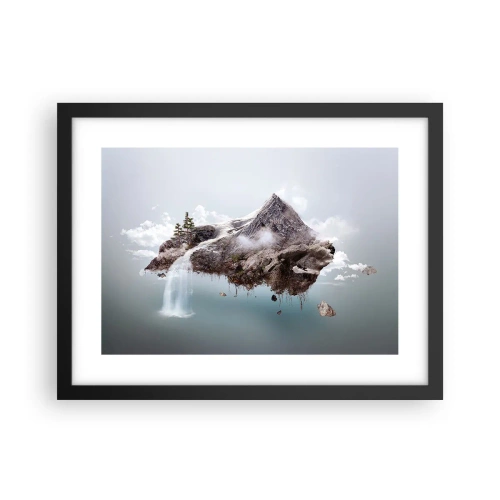 Poster în ramă neagră - Prin ochii unui suprarealist - 40x30 cm