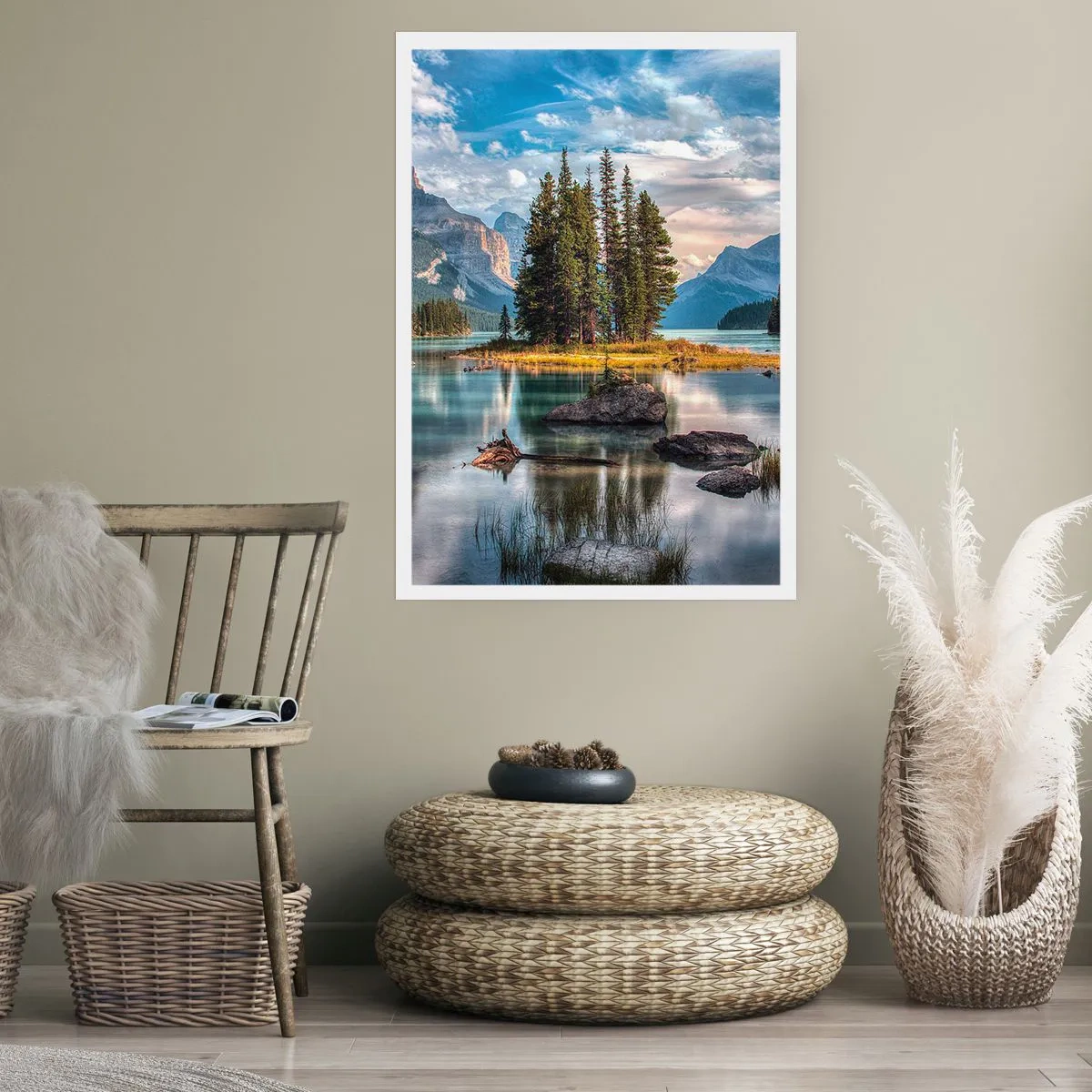 Poster - La o apă mare și limpede… - 30x40 cm