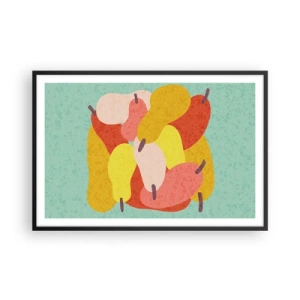Poster în ramă neagră - Gustă soarele de vară - 91x61 cm