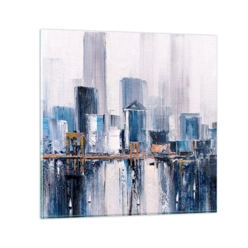 Tablou pe sticlă - Impresie de New York - 30x30 cm