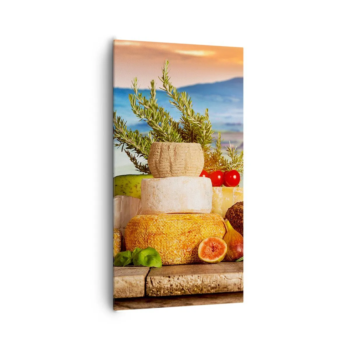 Tablou pe pânză - Bucurie de viață în stil italian - 65x120 cm