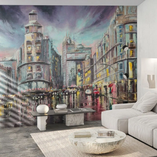 Tapet Standard Eco - Va fi o seară de succes - Oraș, Madrid, Arhitectură - 300x210 cm