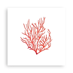 Poster - Coral filigranat - 30x30 cm