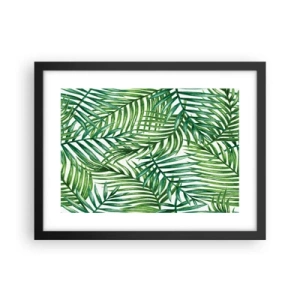 Poster în ramă neagră - Sub bolta verde - 40x30 cm