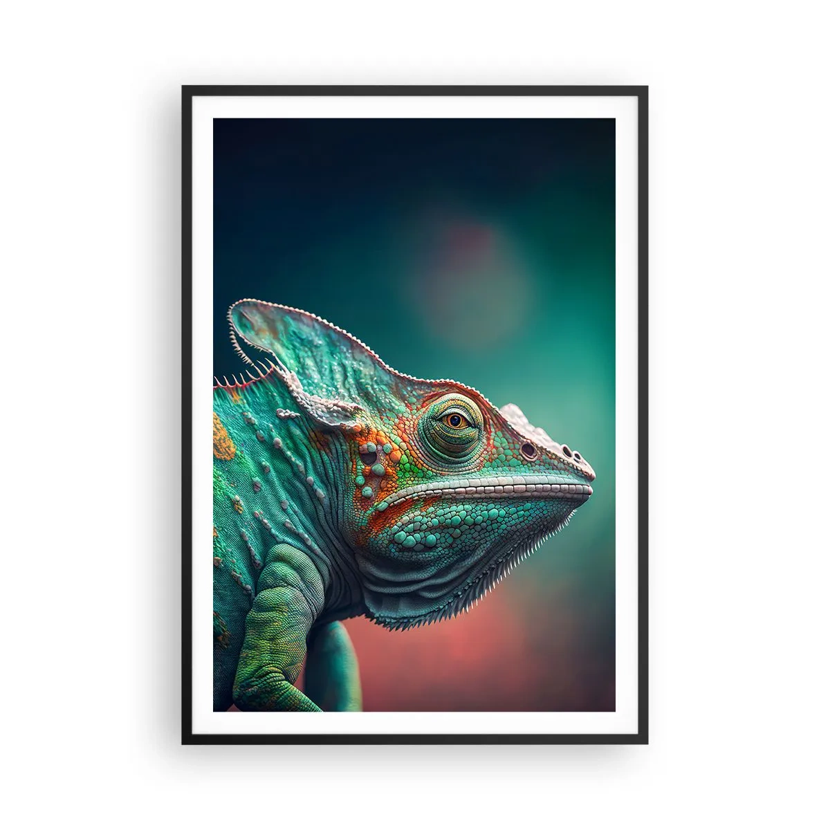 Poster în ramă neagră - Mă poți vedea? Nu e bine... - 70x100 cm