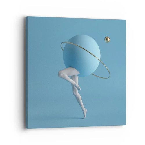 Tablou pe pânză - Și planetele o iau razna - 30x30 cm