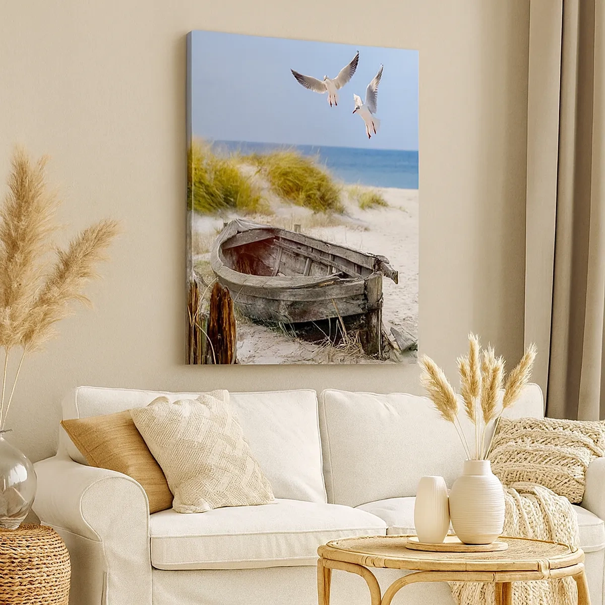 Tablou pe pânză - Scăldate în vânt - 50x70 cm