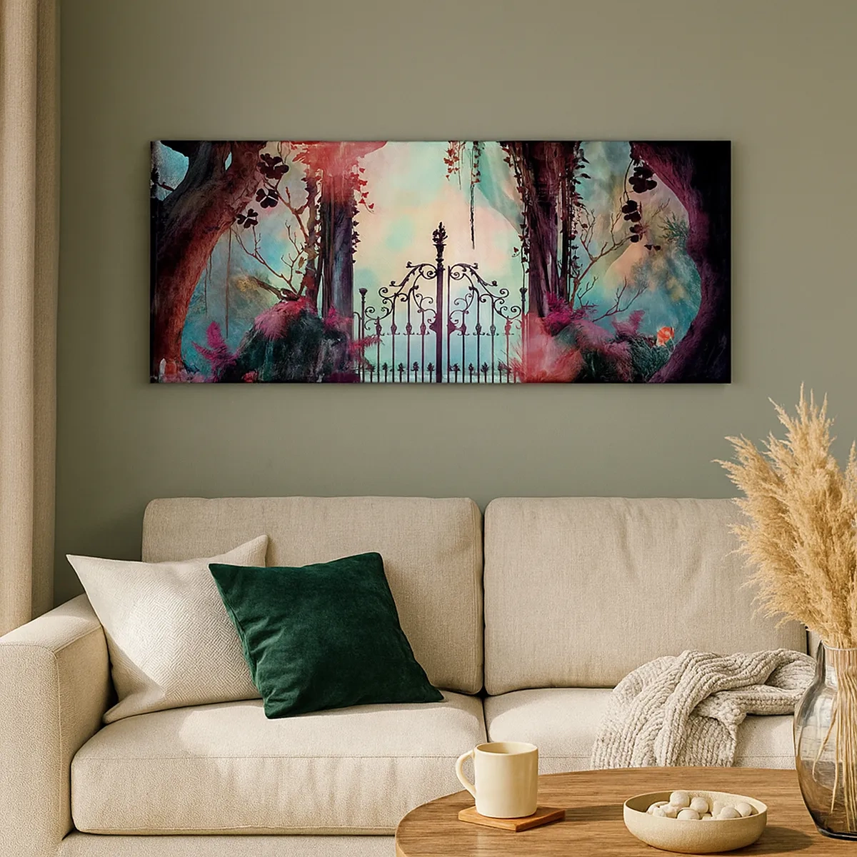 Tablou pe pânză - Grădina secretă - 30x30 cm