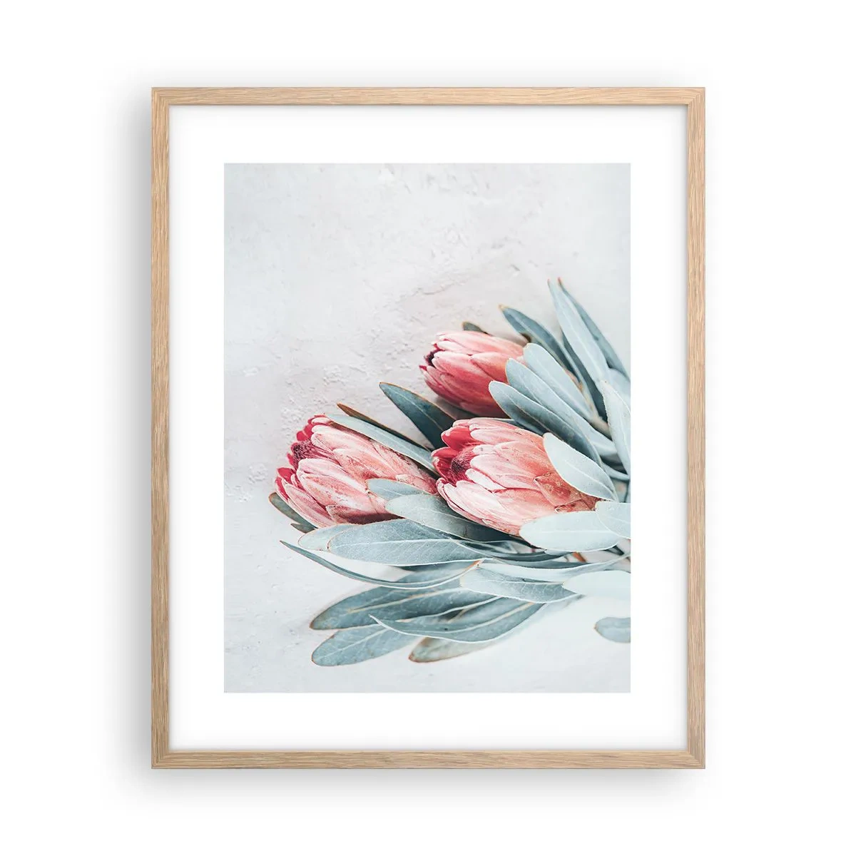 Poster în ramă de stejar deschis - Rușinate de propria lor frumusețe - 40x50 cm