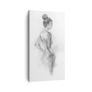 Tablou pe pânză - Frumoasă ca o pictură - 45x80 cm