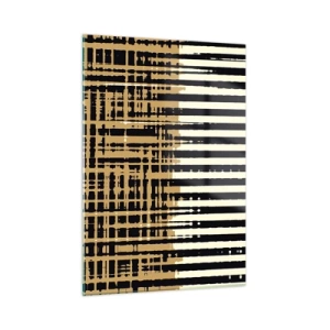 Tablou pe sticlă - Abstracție arhitecturală - 50x70 cm