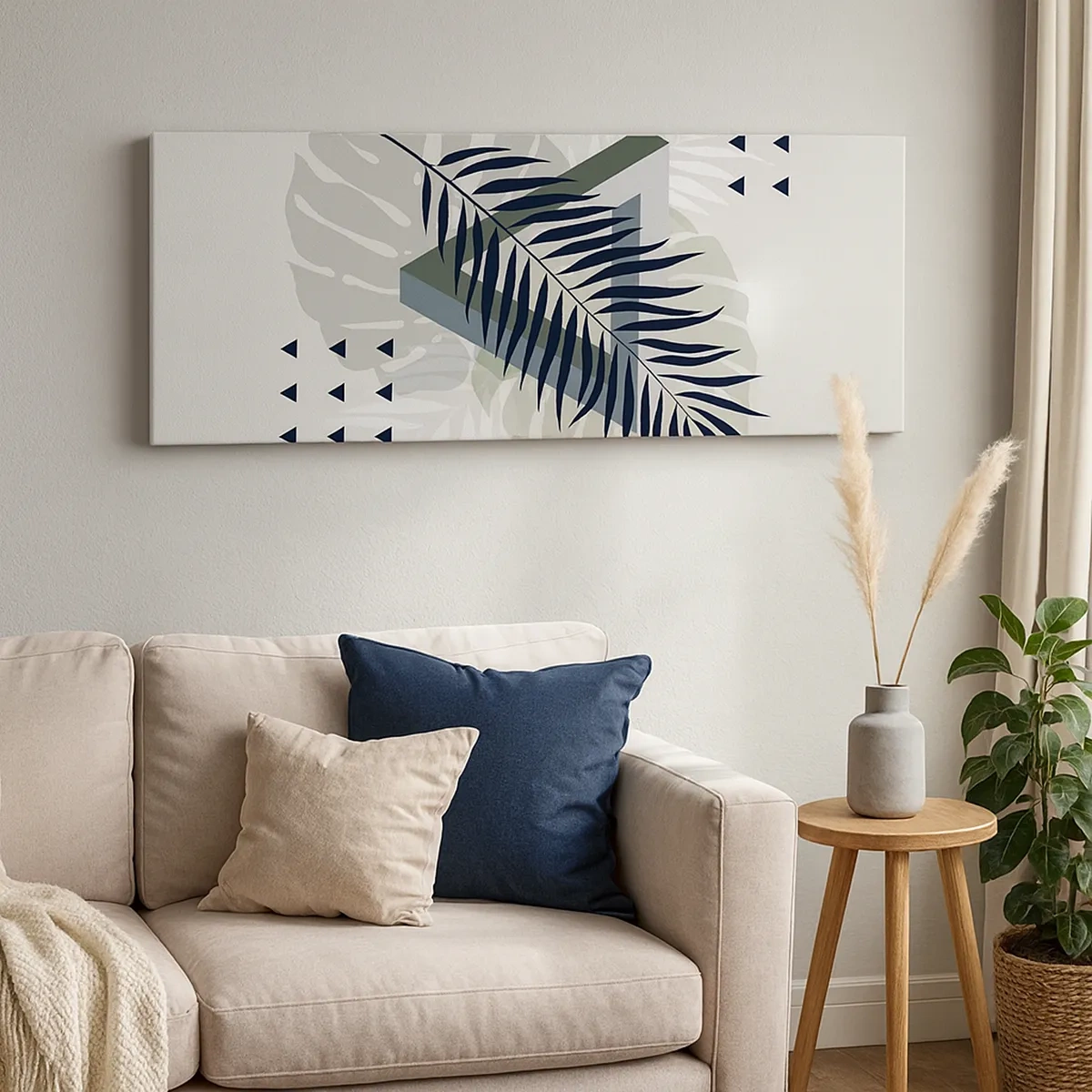 Tablou pe pânză - Natura și geometria - două ordine? - 30x30 cm