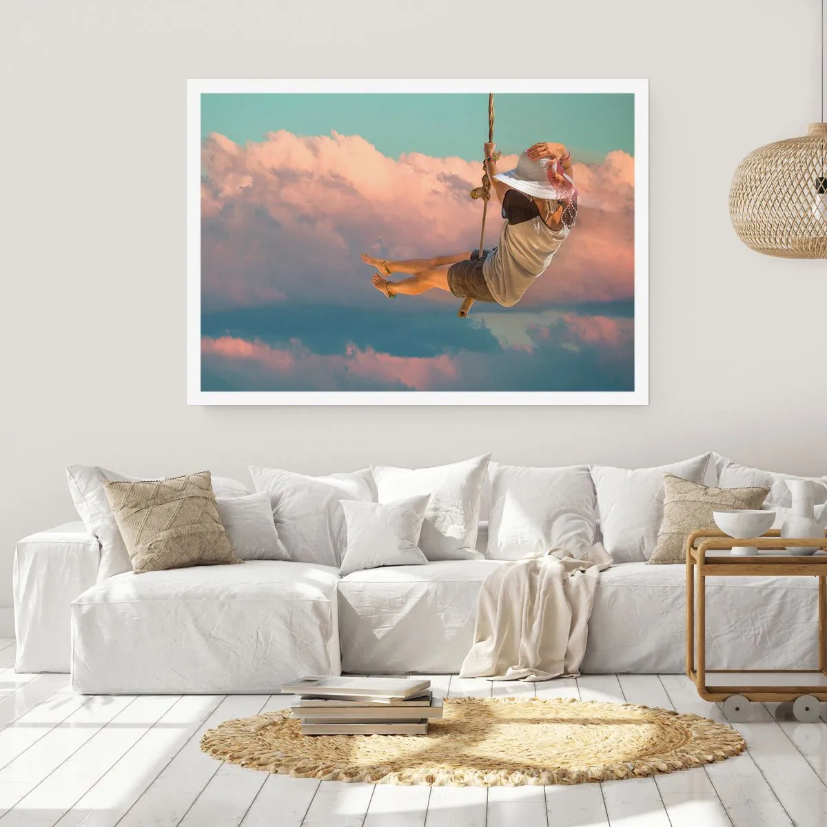 Poster - Distracție în nori - 91x61 cm