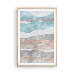 Poster în ramă de stejar deschis - Studiu de proximitate - 61x91 cm