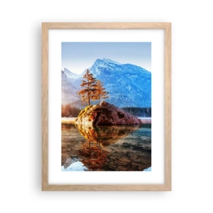 Poster în ramă de stejar deschis - Natura într-o nouă lumină - 30x40 cm