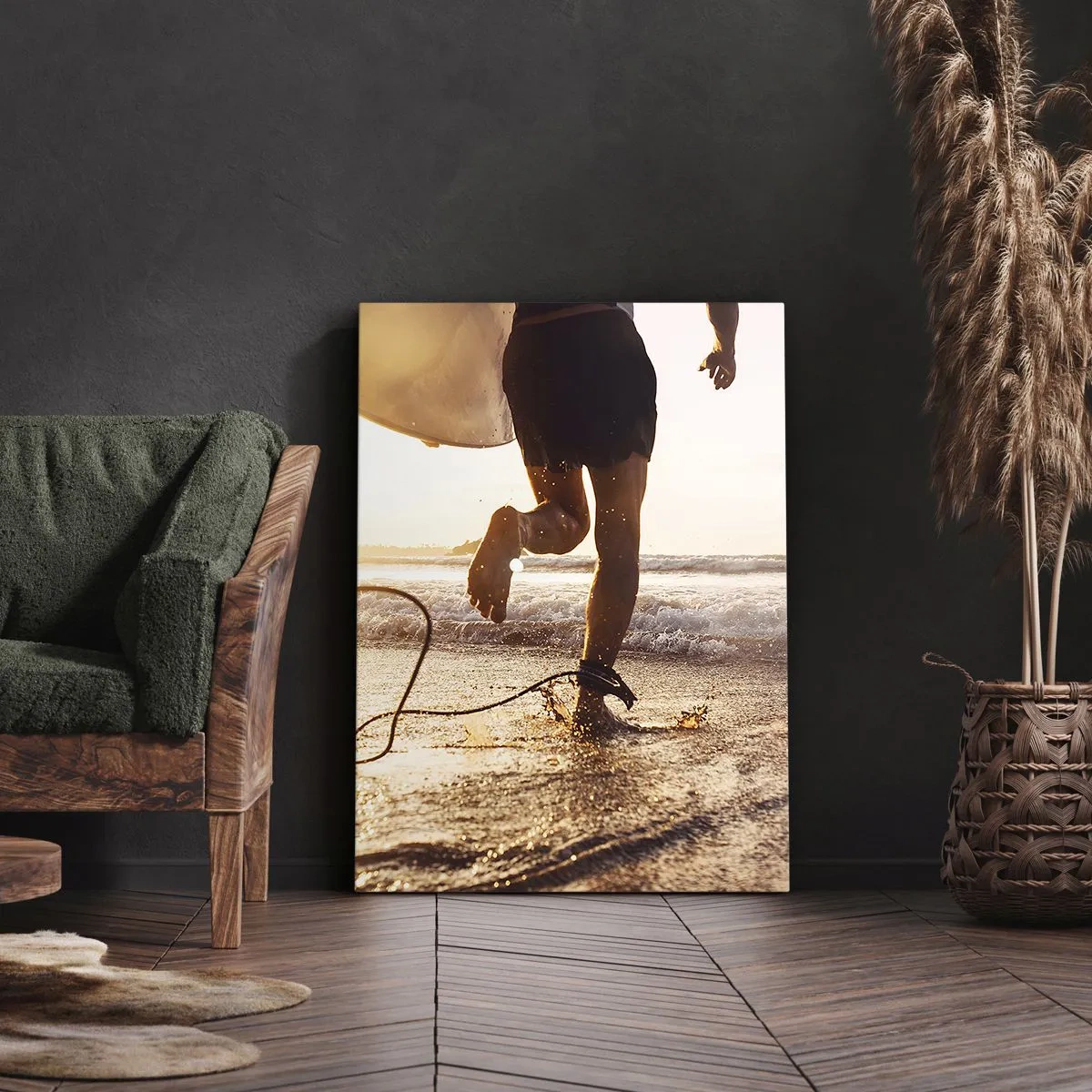 Tablou pe pânză - Pentru a întâmpina valul - 50x70 cm