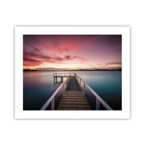 Poster - Flacăra blândă a serii - 50x40 cm